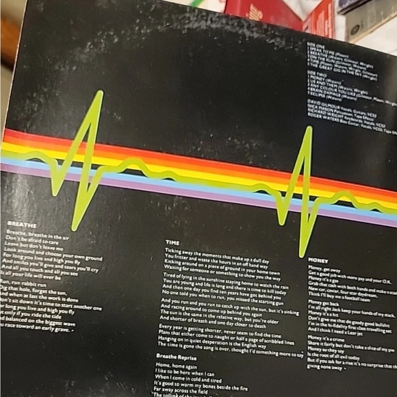 PINK FLOYD DARK SIDE OF THE MOON vinyl album 1973 VTG - Picture 5 of 10